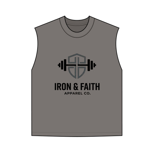 Iron & Faith Tank Top — Men’s Weightlifting Gym Muscle Tee