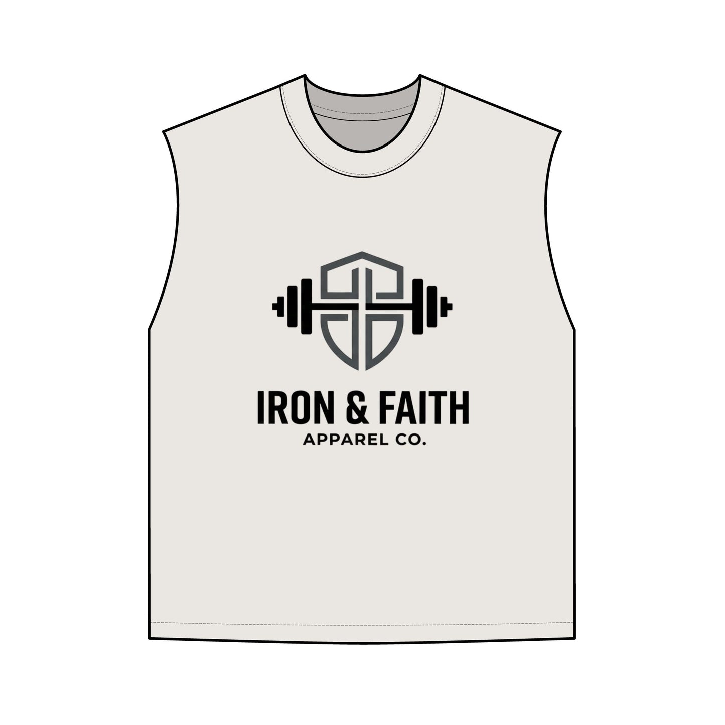 Iron & Faith Tank Top — Men’s Weightlifting Gym Muscle Tee