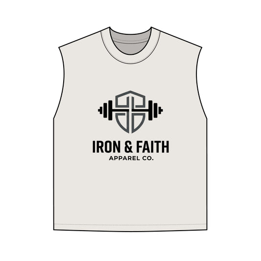 Iron & Faith Tank Top — Men’s Weightlifting Gym Muscle Tee